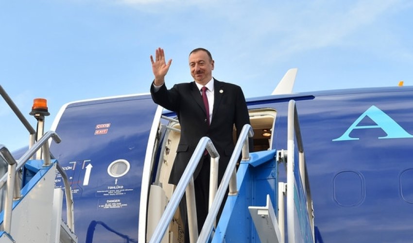 Azərbaycan prezidenti İsveçrəyə gedib