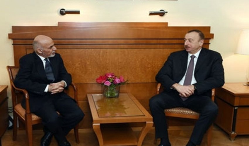 Azərbaycan və Əfqanıstan prezidentlərinin təkbətək görüşü oldu