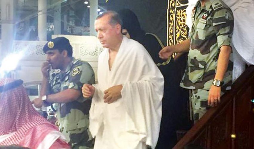 Ərdoğan ümrə ziyarətində oldu