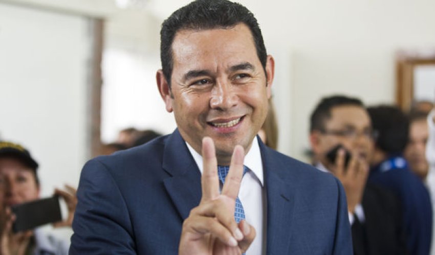 Aktyor Qvatemalanın prezidenti oldu