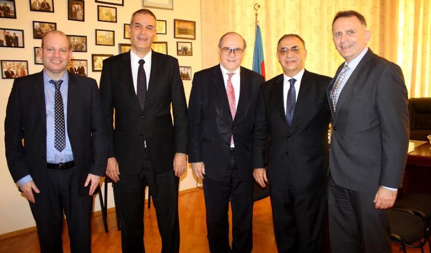 Asim Mollazadə İsrail XİN-in nümayəndə heyətini qəbul edib Asim Mollazadə İsrail XİN-in nümayəndə heyətini qəbul edib