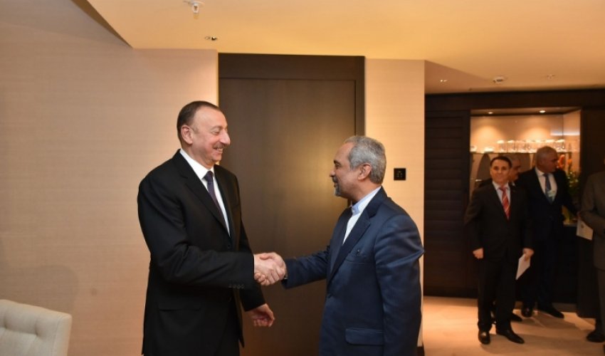 İlham Əliyev İran Prezidenti Administrasiyasının rəhbəri ilə görüşdü - FOTOLAR