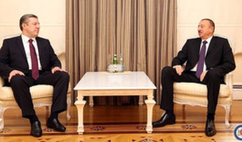 İlham Əliyev Gürcüstanın baş naziri ilə görüşdü