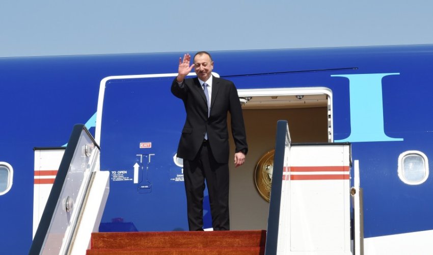 İlham Əliyevin Birləşmiş Ərəb Əmirliklərinə səfəri başa çatdı - Fotolar