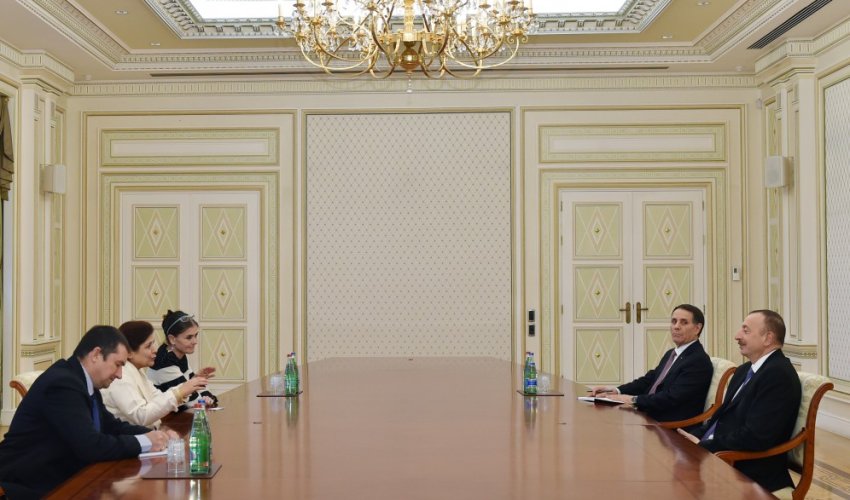 Prezident BMT-nin baş katibinin müavinini qəbul etdi