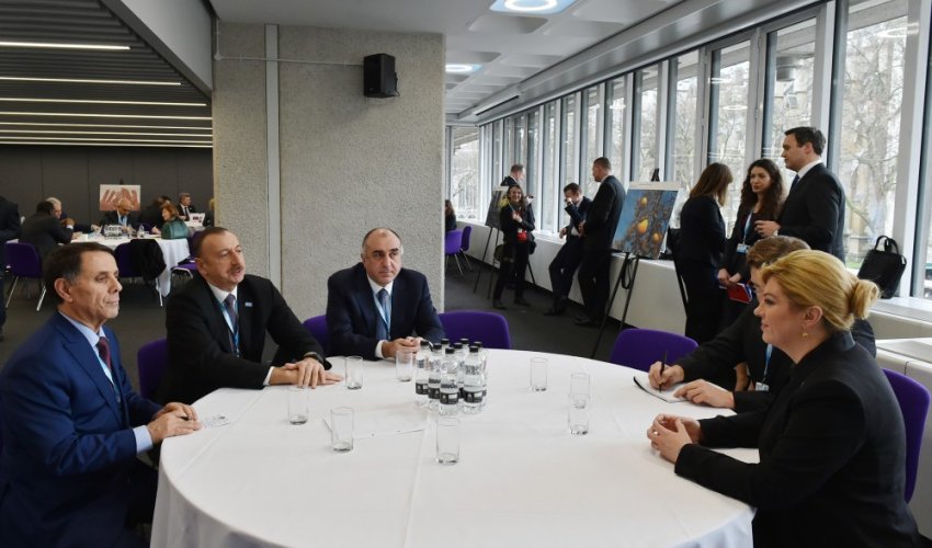 İlham Əliyev Londonda Xorvatiya Prezidenti ilə görüşdü