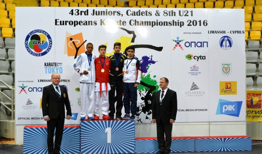 Junior Azerbaijani karate fighter claims European bronze