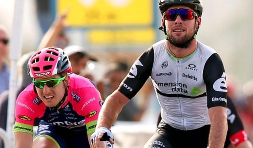 Mark Cavendish wins opening stage in Tour of Qatar