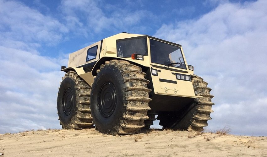 The bizarre 'mini monster truck' that can go anywhere