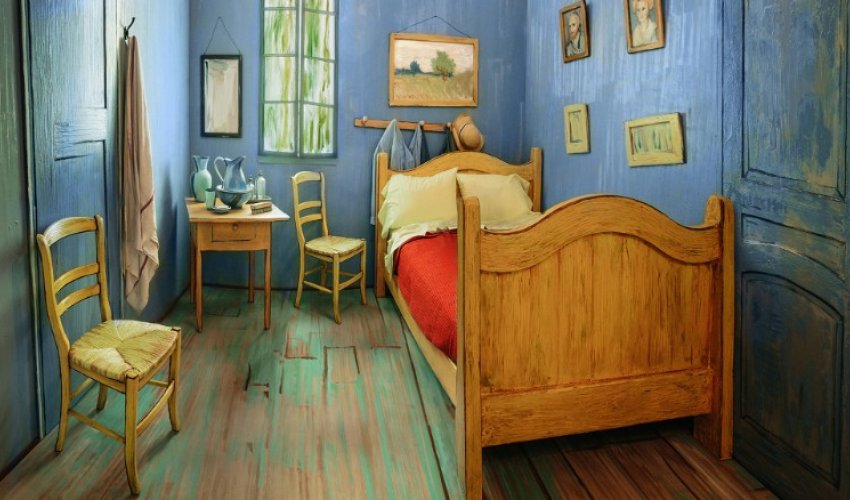 Van Gogh's bedroom is on Airbnb