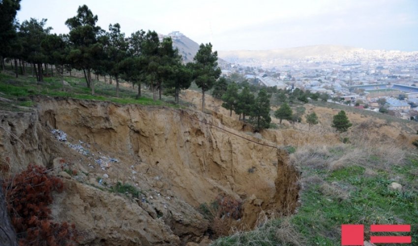 Bayıl və Badamdarda sürüşmə sahələri aktivləşib