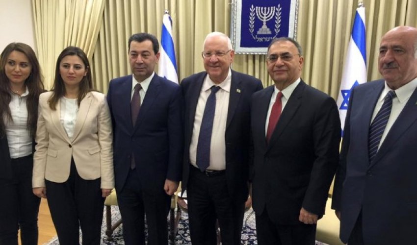 Azerbaijani lawmakers meet Israeli president, members of Knesset