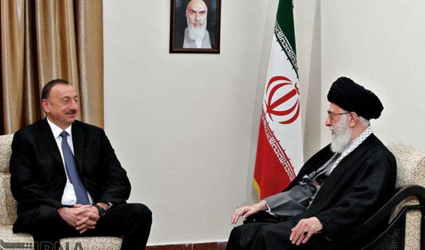 İlham Əliyev Xamenei ilə görüşdü