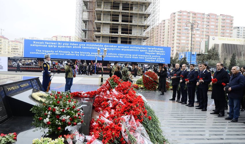 «Bakı Metropoliteni» QSC-də Xocalı soyqırımı qurbanları yad edildi - FOTOLAR «Bakı Metropoliteni» QSC-də Xocalı soyqırımı qurbanları yad edildi - FOTOLAR