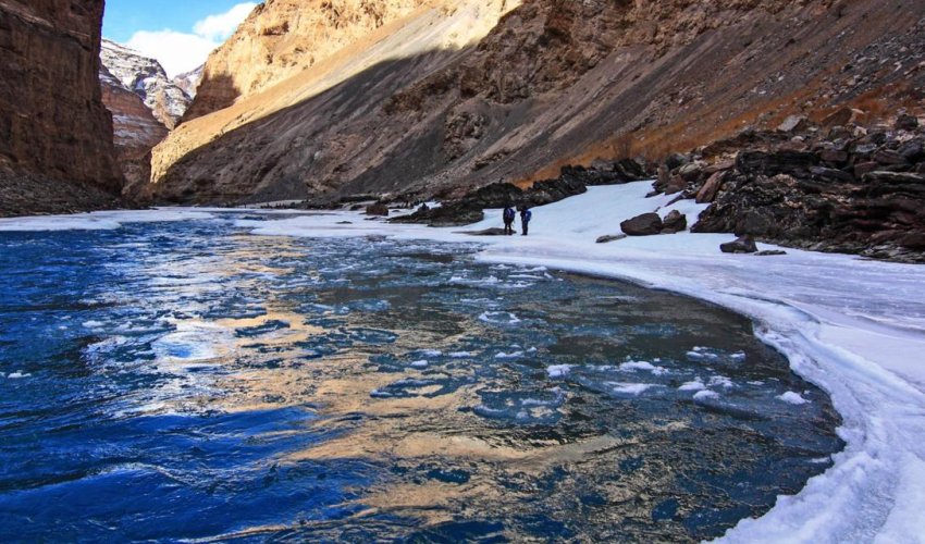 A frozen highway to an ancient kingdom