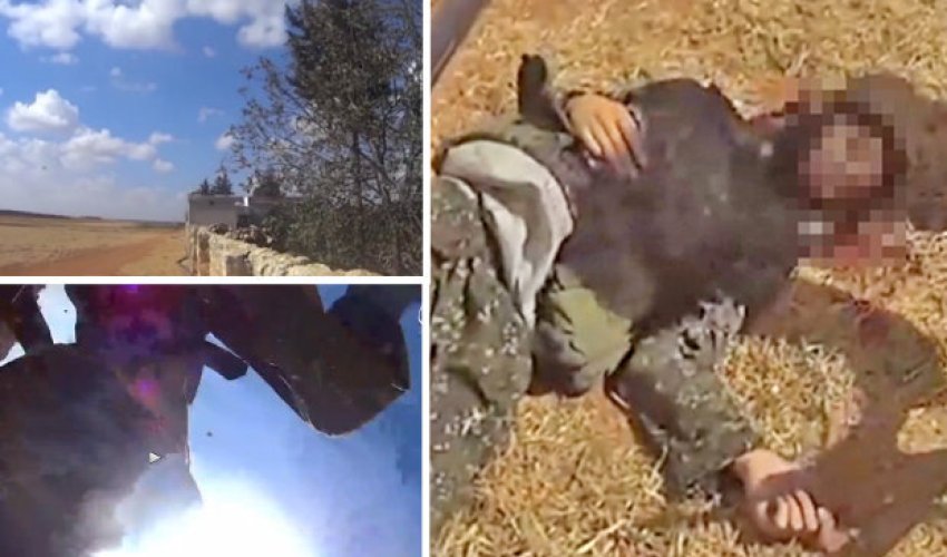 ISIS fighter’s brains blown out as propaganda video goes wrong