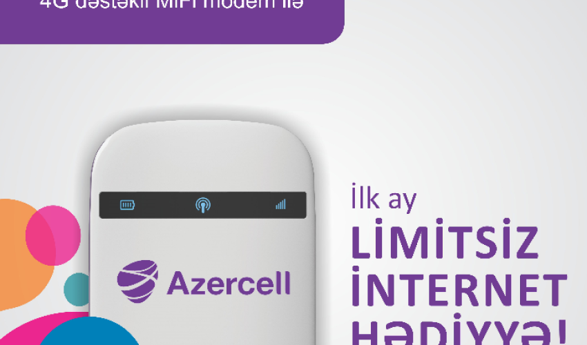 Azercell-lə sərfəli internet hər yerdə Azercell-lə sərfəli internet hər yerdə