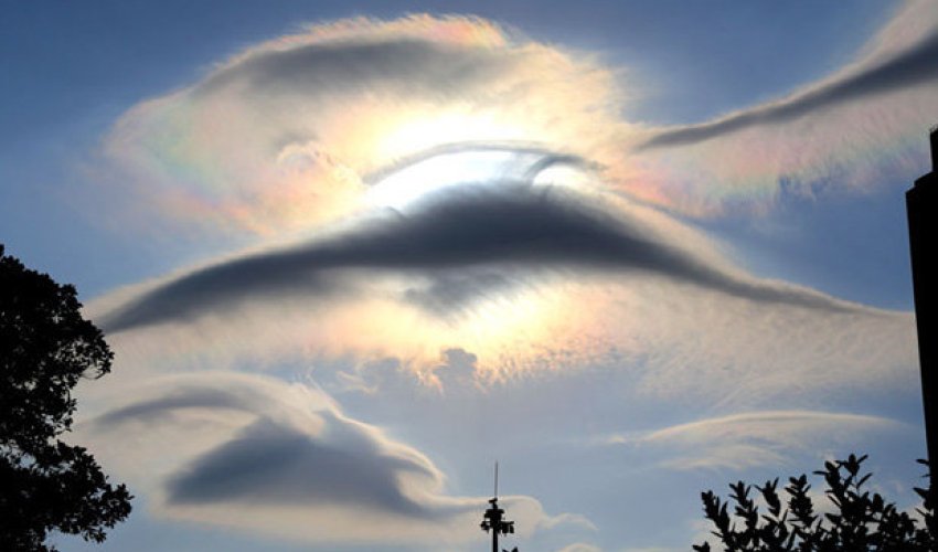 'Alien invasion' fears after incredible UFO clouds appear in the sky