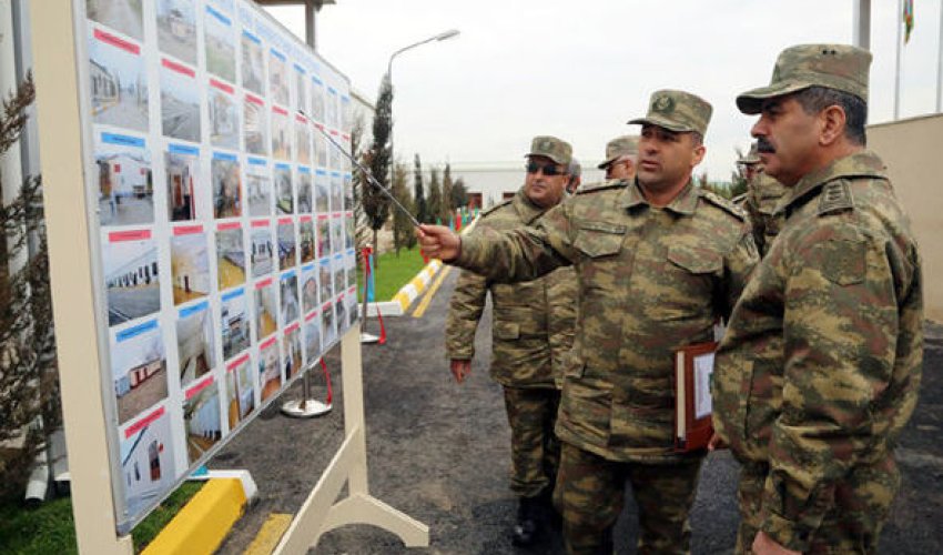 Nazir cəbhə bölgəsində – FOTOLAR