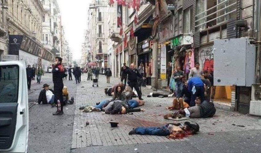 Видео момента взрыва в Стамбуле