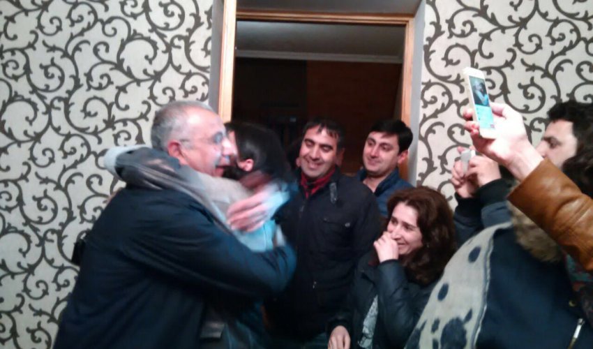 Azerbaijan frees rights activist after 2 years in prison  - PHOTOS