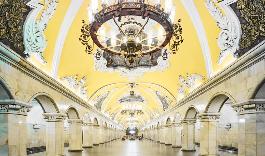 The ornate beauty of Moscow's palatial metro stations