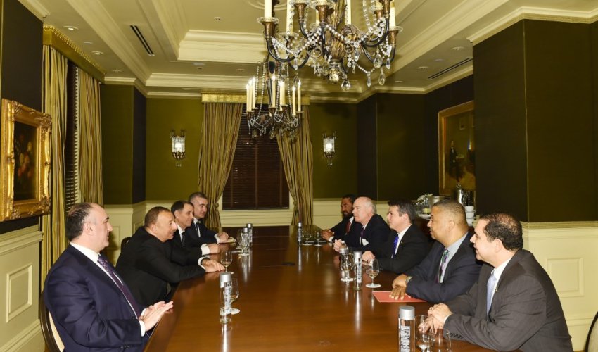 İlham Əliyev ABŞ-ın bir sıra konqresmenləri ilə görüşdü