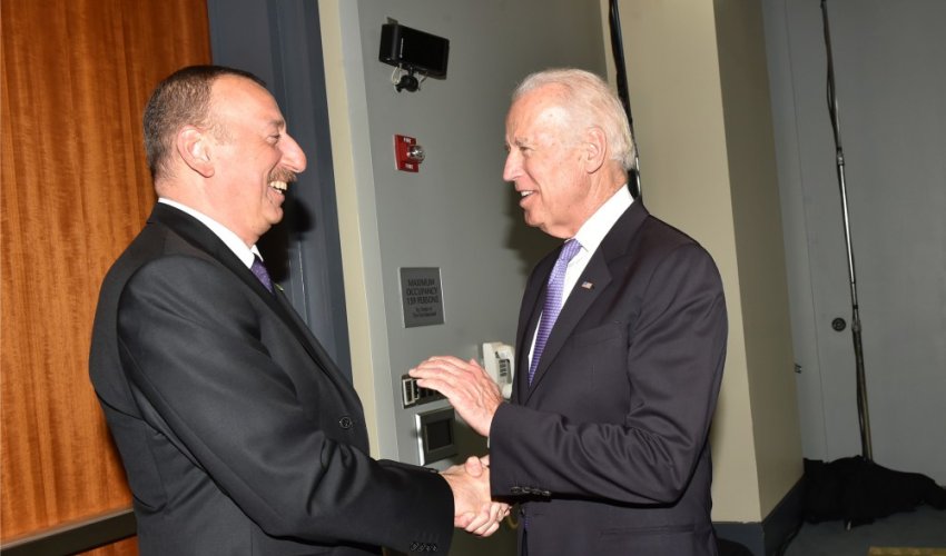 İlham Əliyev Co Baydenlə görüşdü