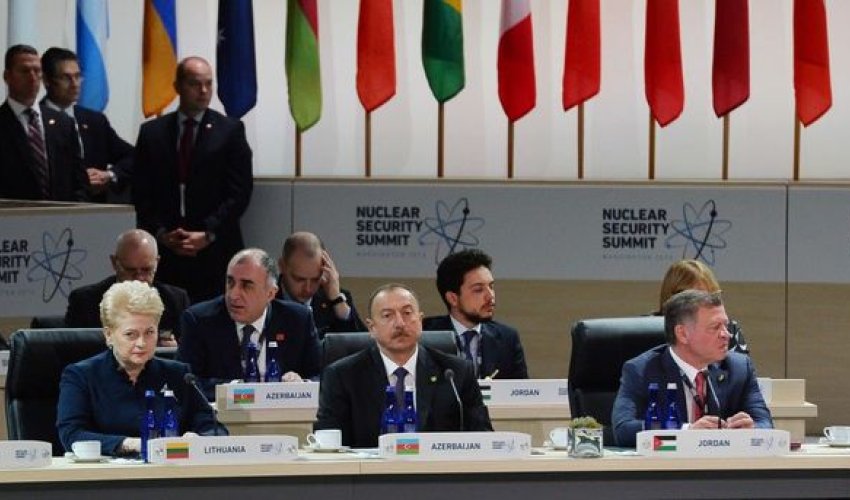 İlham Əliyev Nüvə Təhlükəsizliyi Sammitində - FOTOLAR