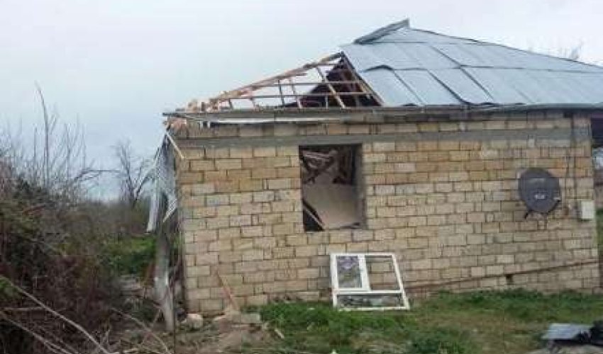  30 houses left destroyed after Armenian shelling