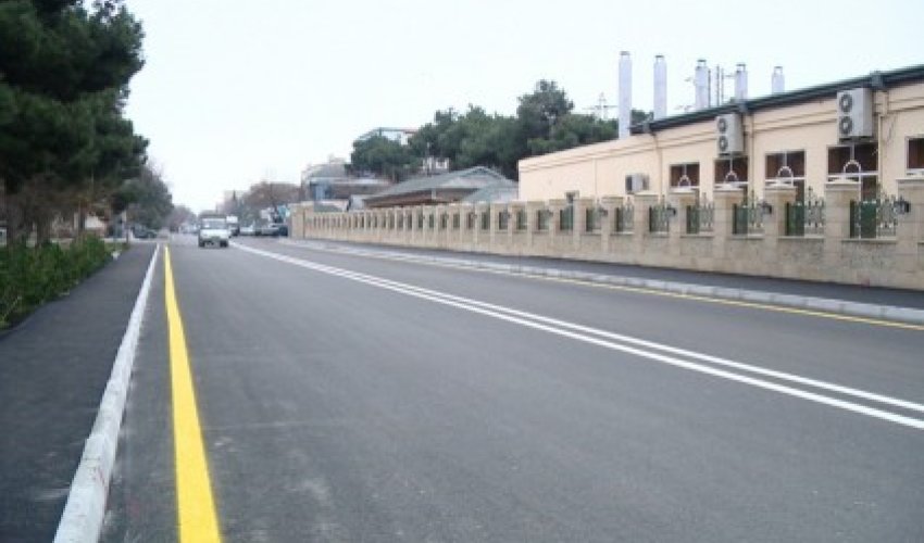 B.Çobanzadə küçəsinin bir hissəsində təmir başa çatdı