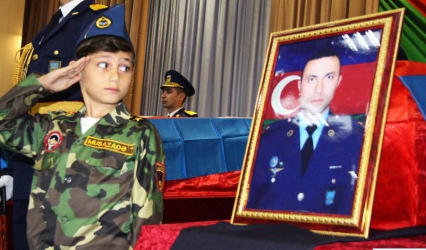 A farewell ceremony and funeral was held for Azerbaijani martyrs who died defending their country PHOTOS