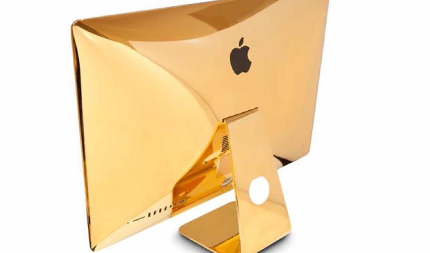 You can now buy gold-plated iMacs - for the same price as a two-bed flat