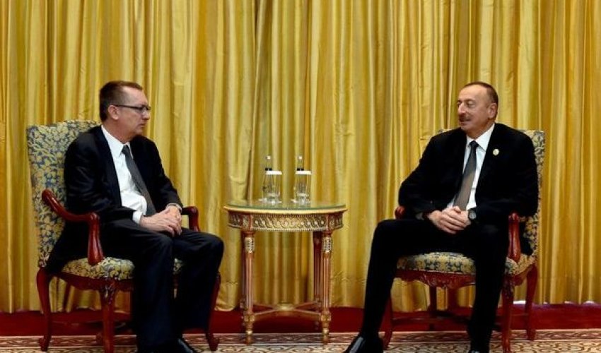 İlham Əliyev Cefri Beltmanla görüşdü