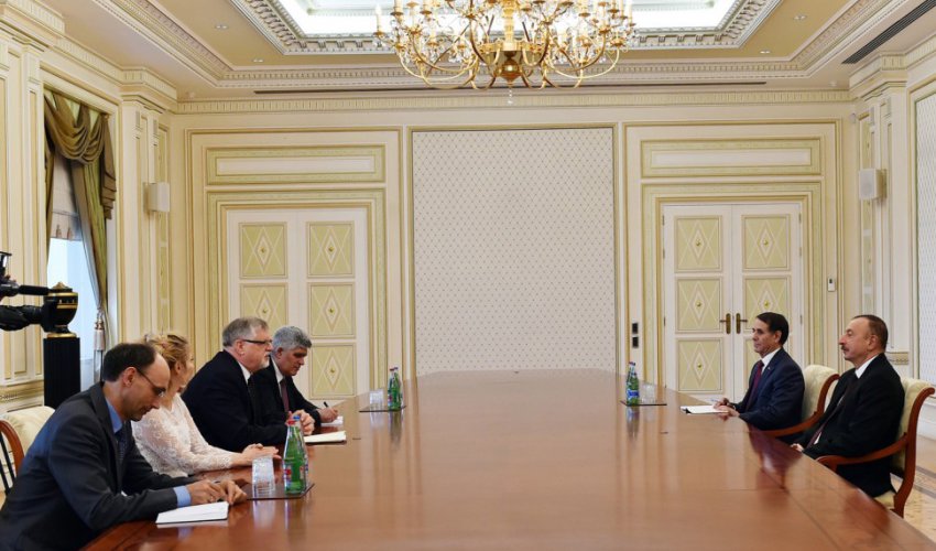 İlham Əliyev Herbert Salberi qəbul etdi