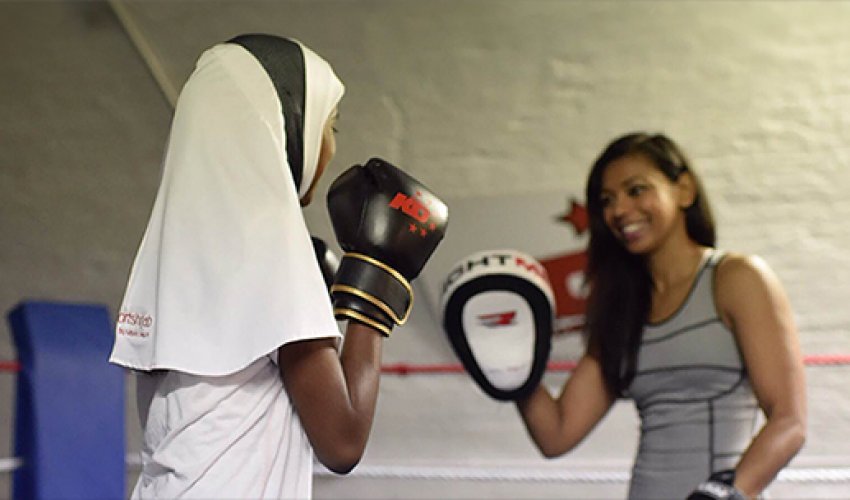 Muslim muay Thai fighter launches her own line of sports hijabs