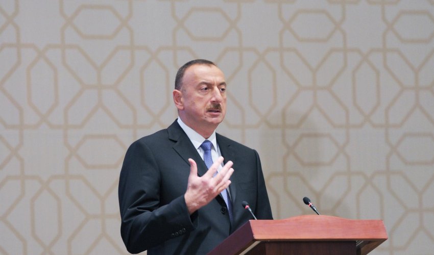 Azərbaycan Prezidenti: “Azərbaycanda din, mətbuat, ifadə azadlığı var”