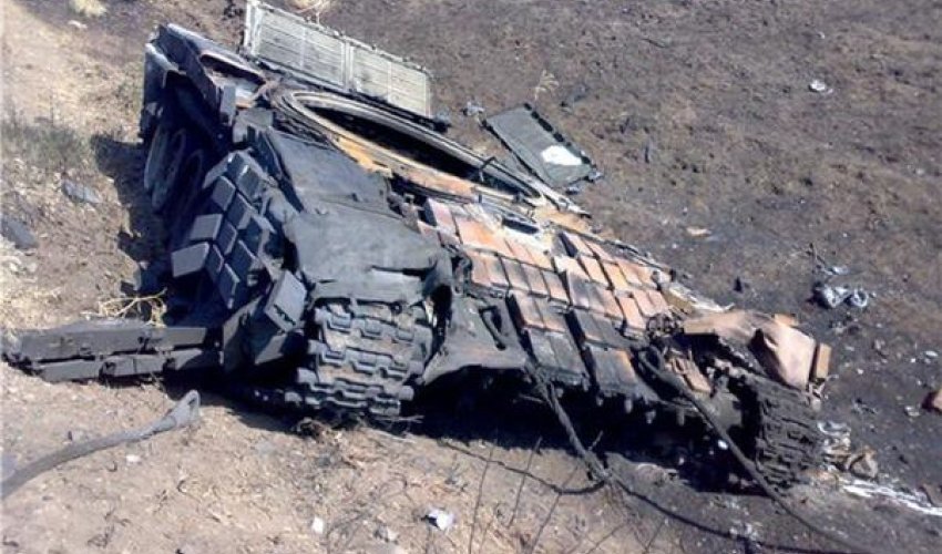 Müdafiə Nazirliyi Tərtərdə vurulan erməni tankı haqda məlumat yaydı
