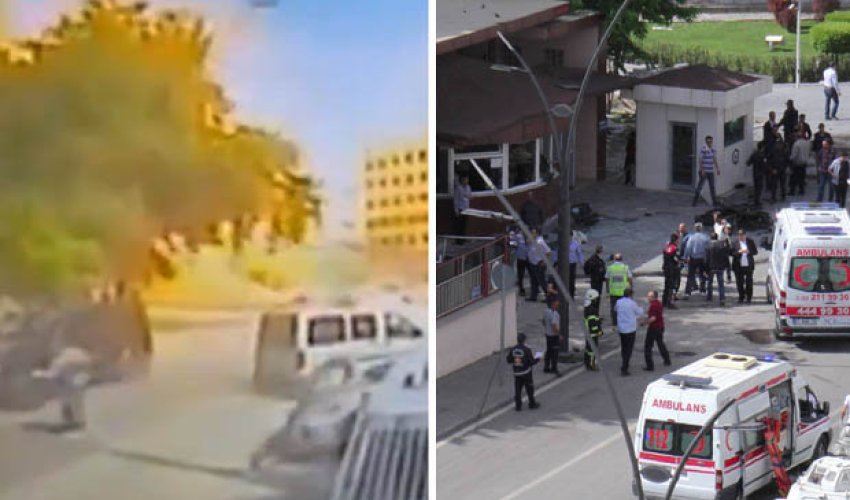 Two dead as ‘ISIS’ bomb blast hits police station terror target