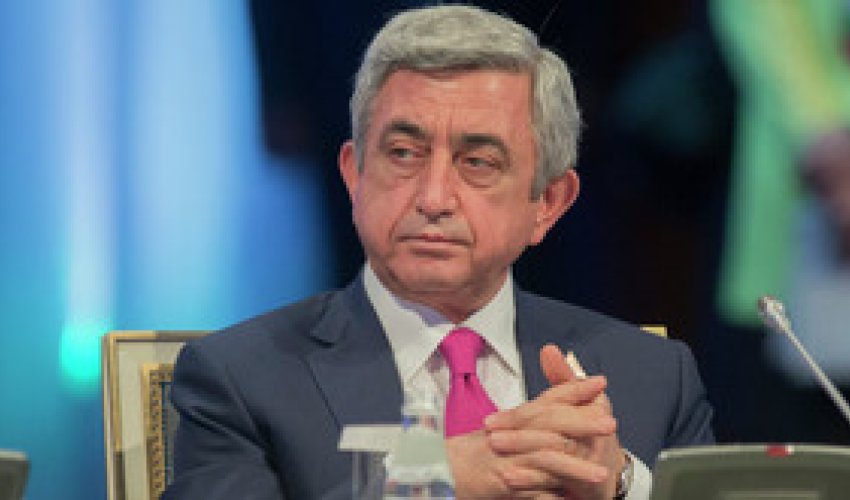 Sarqsyan Azərbaycan prezidenti ilə görüşünə münasibət bildirdi