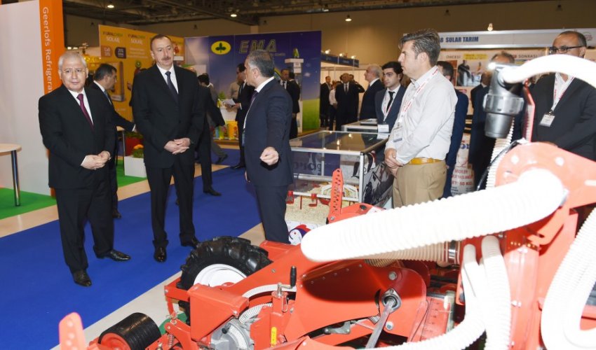 İlham Əliyev sərgi ilə tanış oldu