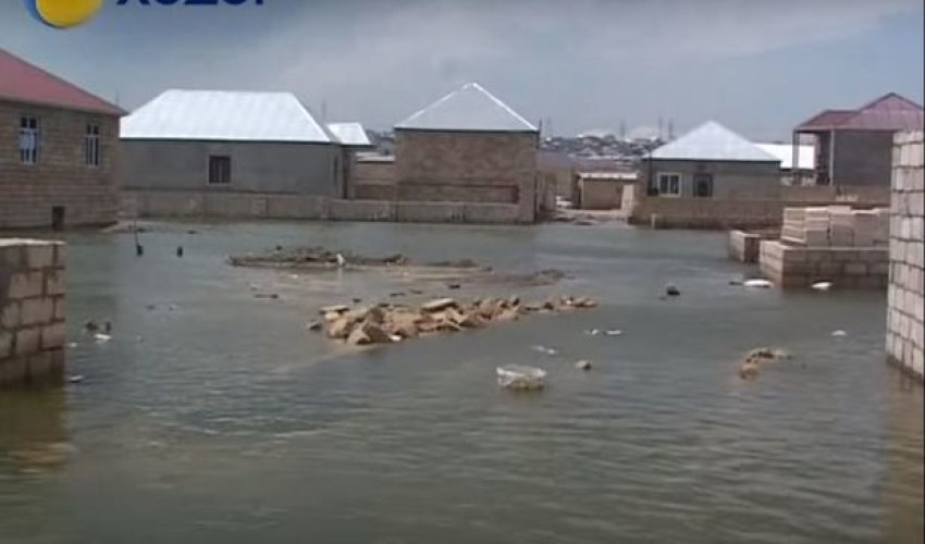 Абшерон затопило - ВИДЕО