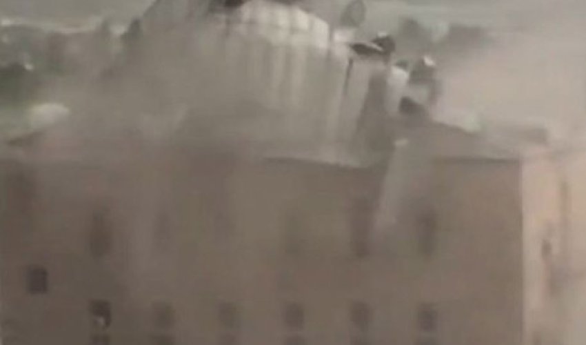 На Ереван обрушился ураган - ВИДЕО