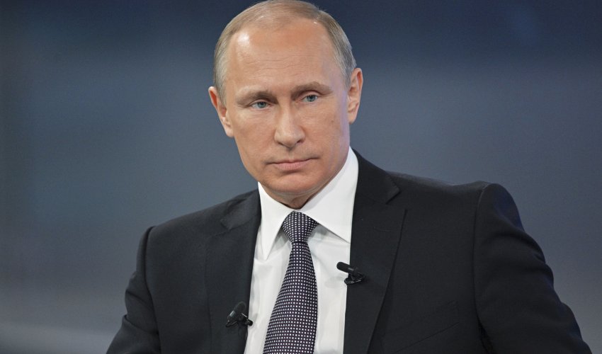 Vladimir Putin Azərbaycan prezidentinə təbrik məktubu göndərib