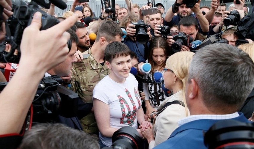 Опубликована запись выступления Савченко