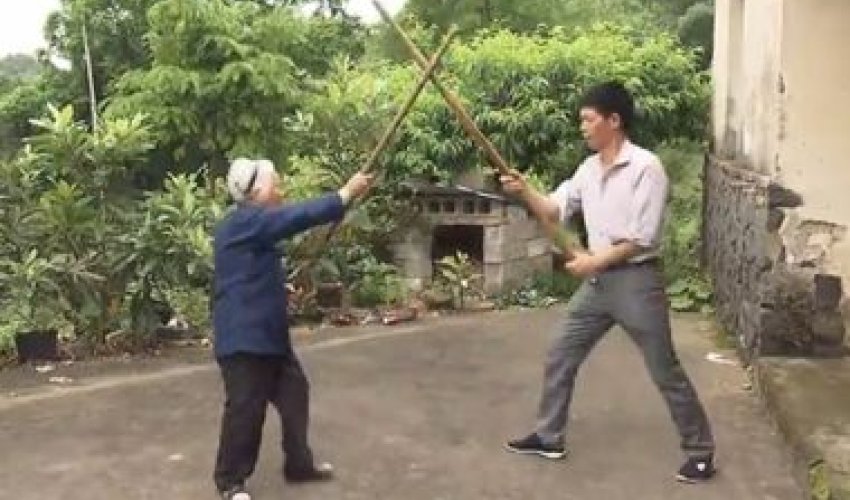 Кунг-фу от бабушки - ВИДЕО