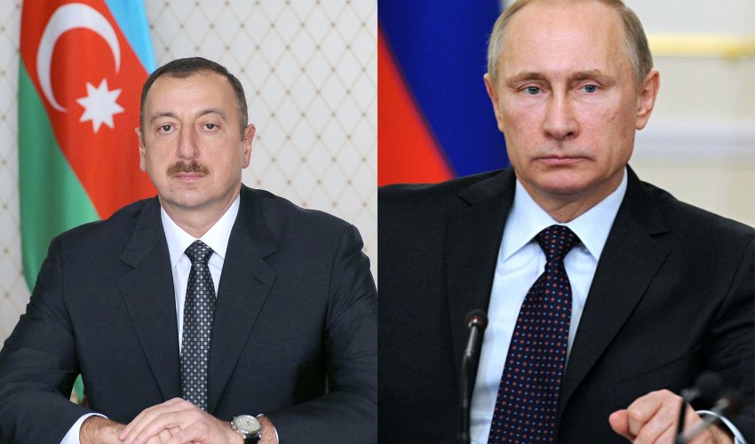 İlham Əliyev Rusiyanın dövlət başçısına başsağlığı verdi