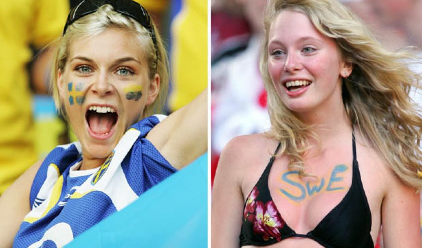 Sweden boasts best looking fans at Euro 2016