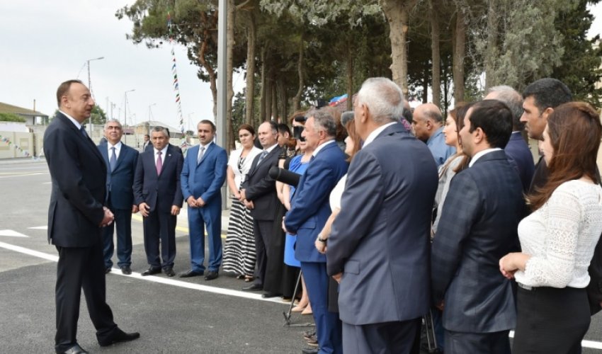 Prezident: “Çalışıram ki, Azərbaycanda lazımi səviyyədə olmayan qəsəbə qalmasın”