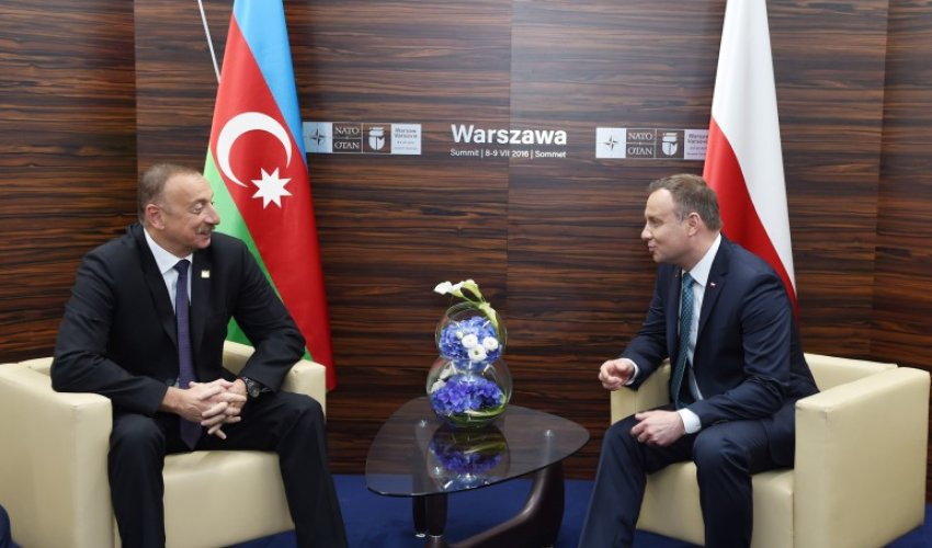 İlham Əliyev Polşanın prezidenti və Almaniya XİN başçısı ilə görüşdü - FOTOLAR İlham Əliyev Polşanın prezidenti və Almaniya XİN başçısı ilə görüşdü - FOTOLAR